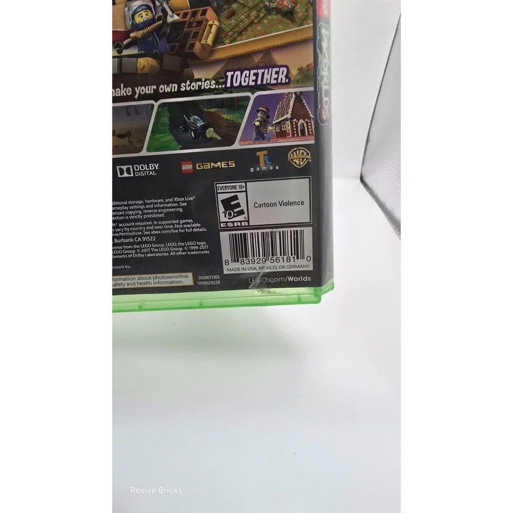 LEGO Worlds (Microsoft Xbox One, 2017) CIB Complete Tested Working‎ Great Cond.